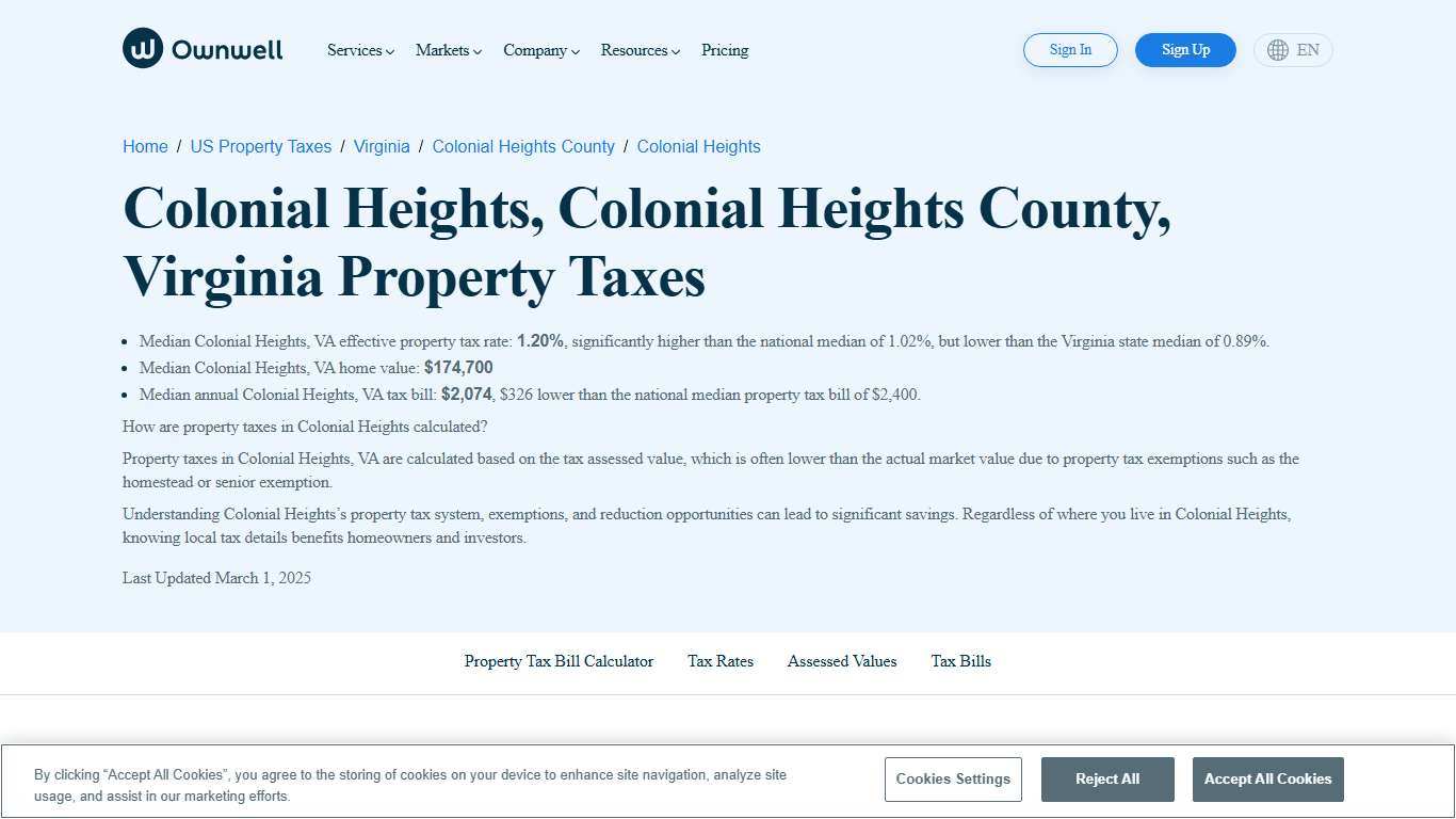 Colonial Heights, Colonial Heights County, Virginia Property Taxes - Ownwell